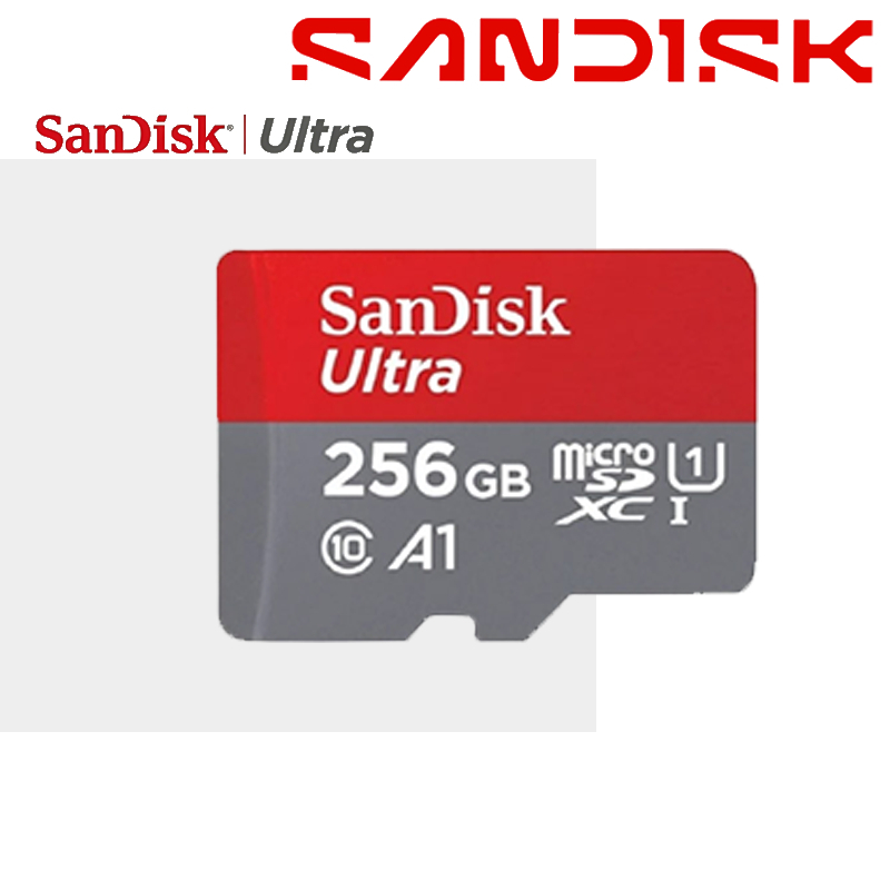 SanDisk Ultra TF microSD secures your precious photos and video files, robust exterior resists accidental drops, matches
