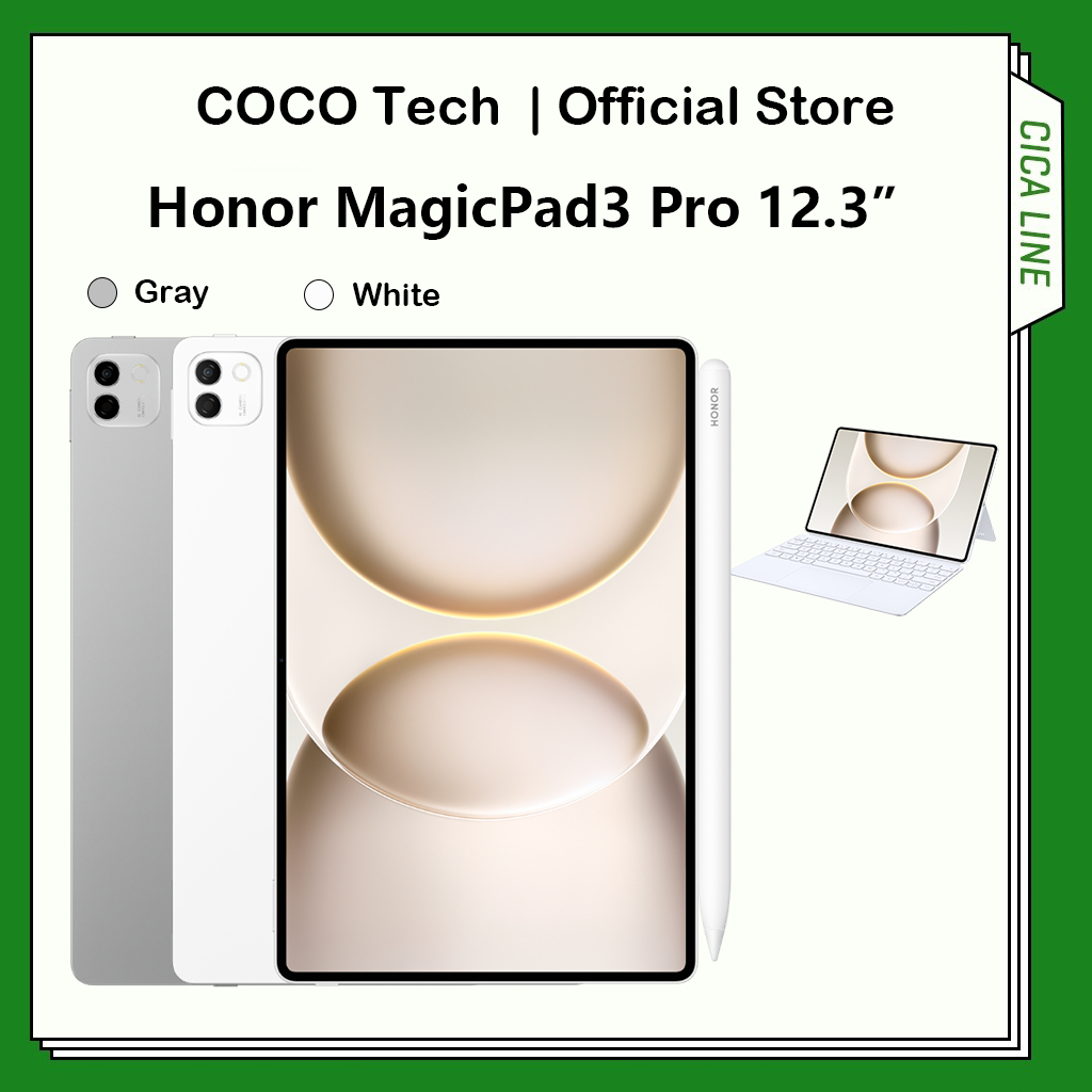 ROM China | เวอร์ชัน Wi-Fi | Honor MagicPad3 Pro 12.3" | Honor Magic-Pencil 3 | Keyboard