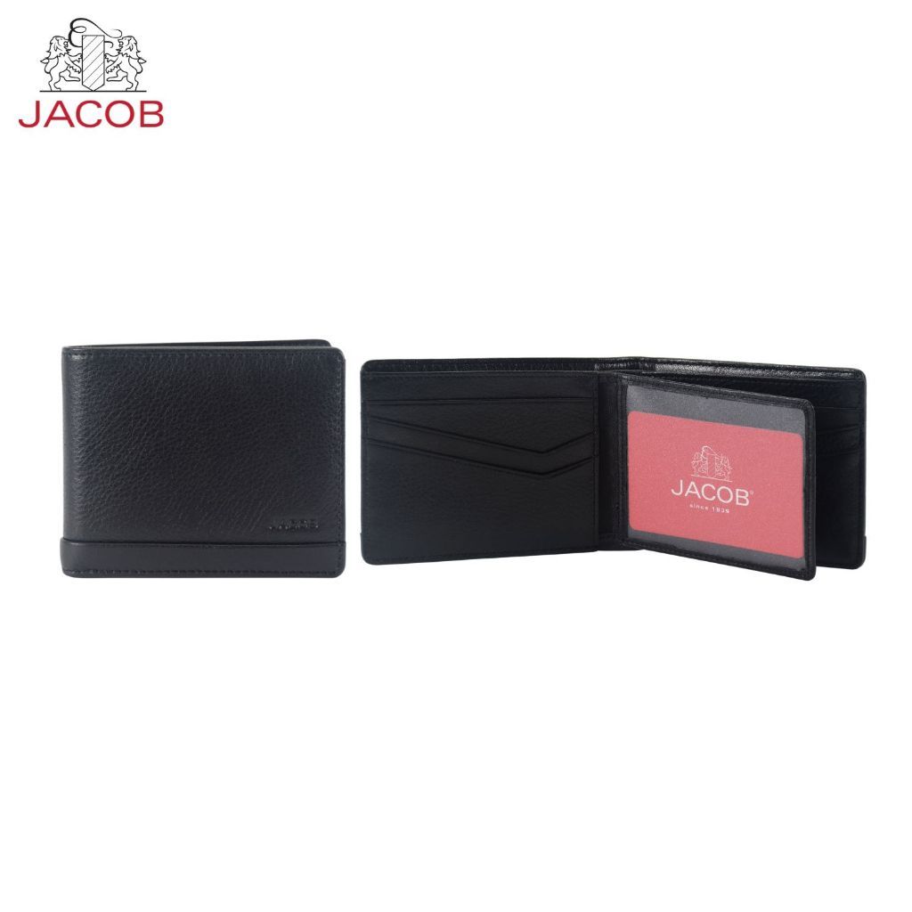 JACOB محفظة رجالية جلد ناعم بجيب صورة 22609