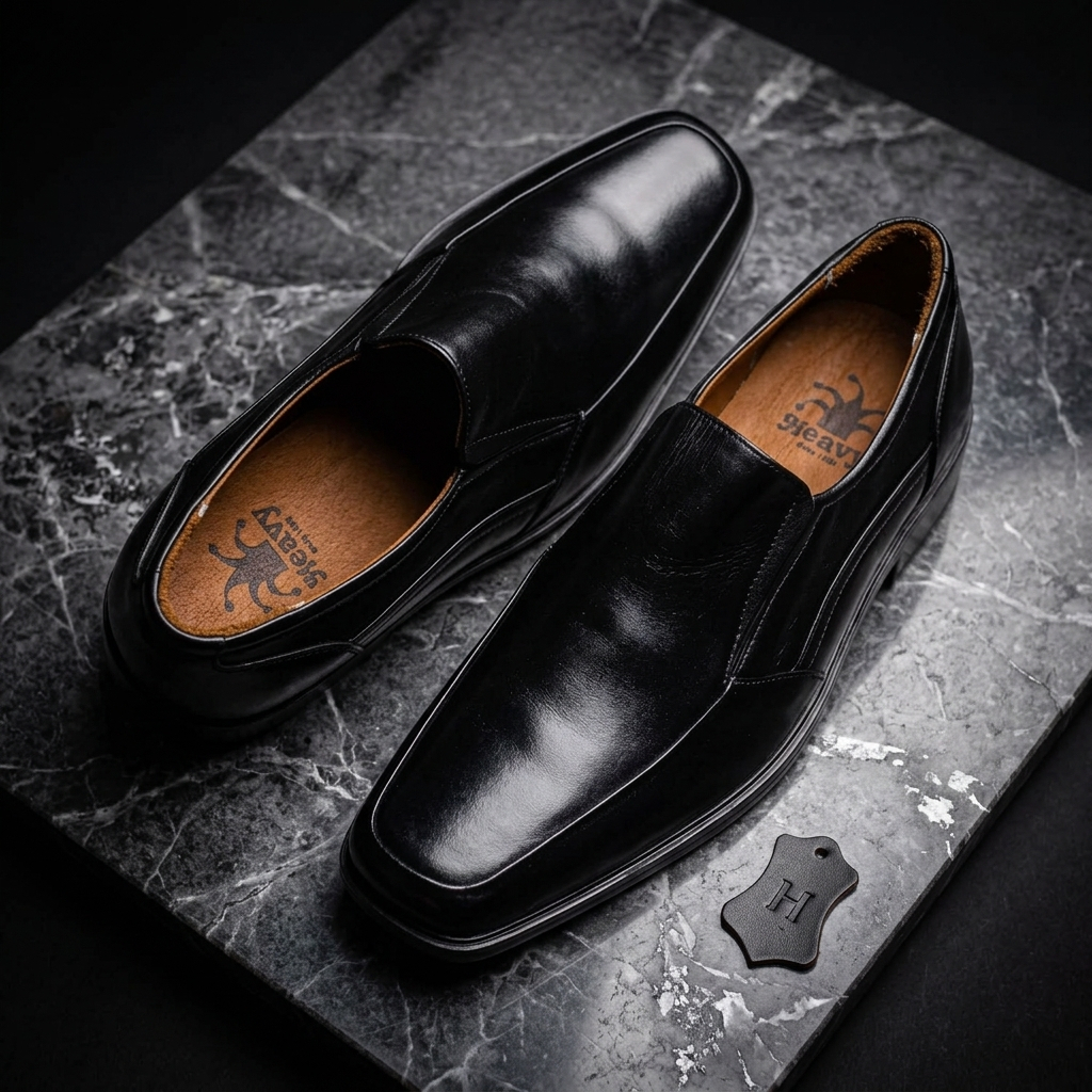 HEAVY SHOES حذاء رسمي سهل الارتداء VB8233 — أسود — صورة 6