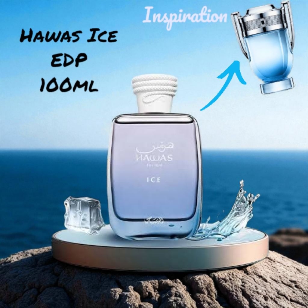 RASASI Hawas Ice for Him EDP 100ml ແທ້💯 ກິ່ນຫອມສະປອດສົດໆເຢັນສະບາຍ