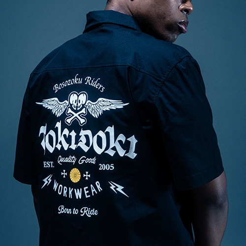 TOKIDOKI เสื้อเชิ้ต BORN TO RIDE S/S SHIRT
