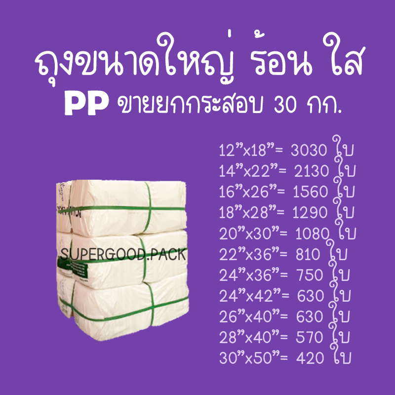 ยกกระสอบ!! ถุงใสขนาดใหญ่ ไม่มีกลิ่น ถุงเก็บตุ๊กตา ถุงอบต้นไม้ ถุงซักอบอรีด