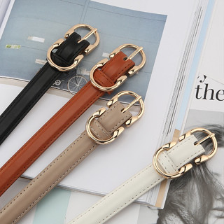 พร้อมส่ง‼️เข็มขัดสไตล์เรียบง่าย สไตล์เกาหลี เข็มขัดเส้นเล็กส…