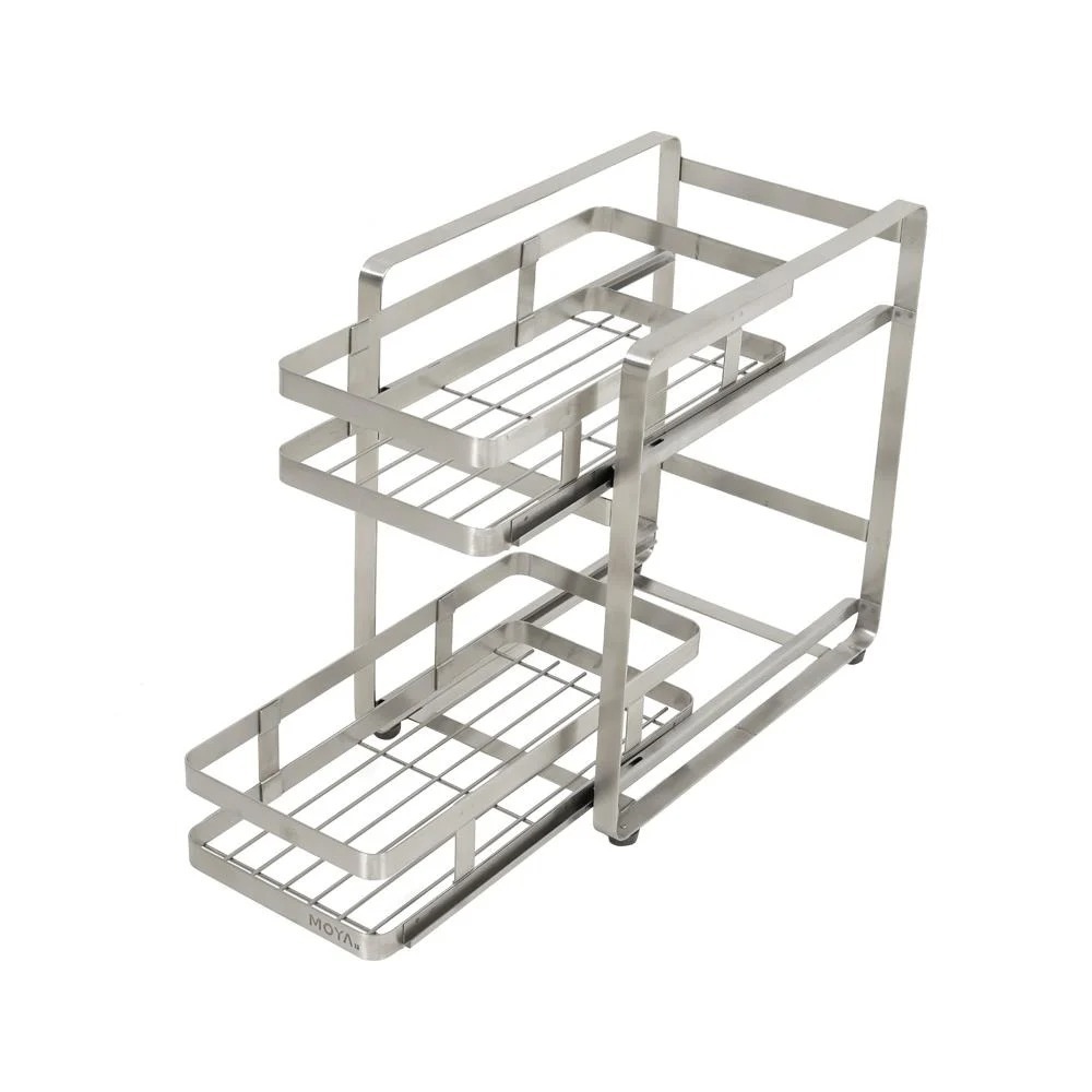 ชั้นวางของสแตนเลส 304 แบบ 2 ชี้น
