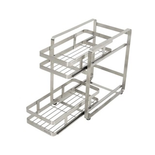 ชั้นวางของสแตนเลส 304 แบบ 2 ชี้น