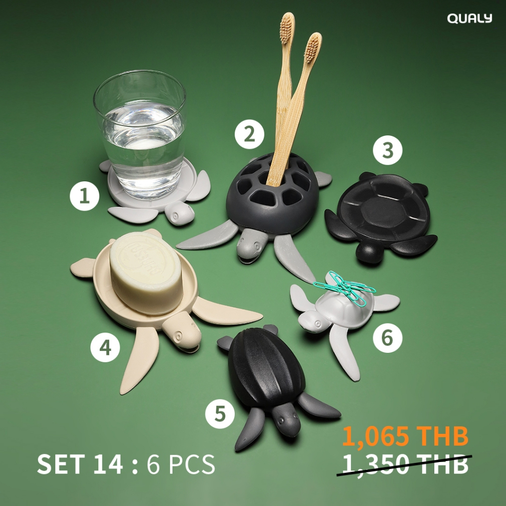 ECO GIFT SET 14 เซ็ตของขวัญรักโลก ดีไซน์ Qualy(ควอลี่)