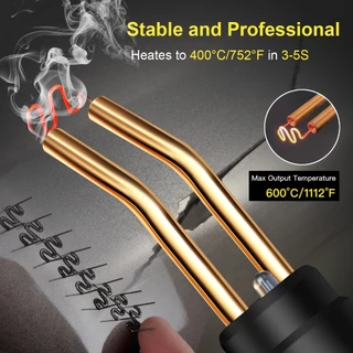 ปืนเชื่อมพลาสติก 220V 70W เครื่องมือซ่อมกันชนรถยนต์ เหมาะสำหรับซ่อมมอเตอร์ไซค์ ยแตกร้าวของเปลือกหอย พร้อมตะปู 200 ตัว