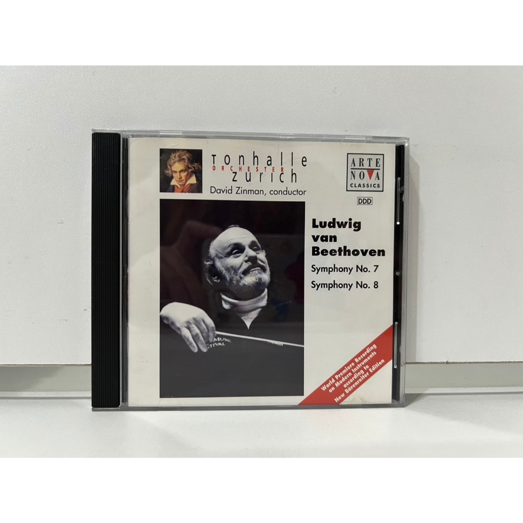1 CD MUSIC ซีดีเพลงสากล Beethoven: SYMPHONIES No.7 & No.8 D.  Zinman & TONHALLE ORCHESTER ZURICH (K8