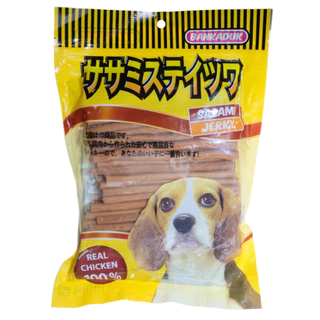 Sasami Jerky ขนมสุนัขซาซามิ เจอร์กี้ มีทั้งหมด 4รสชาติ ขนาดถุงละ 500กรัม