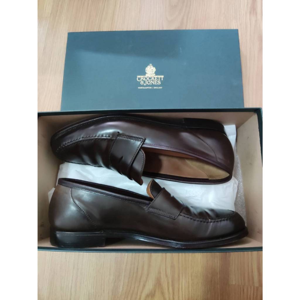 crockett & jones harvard dark brown shell cordovan