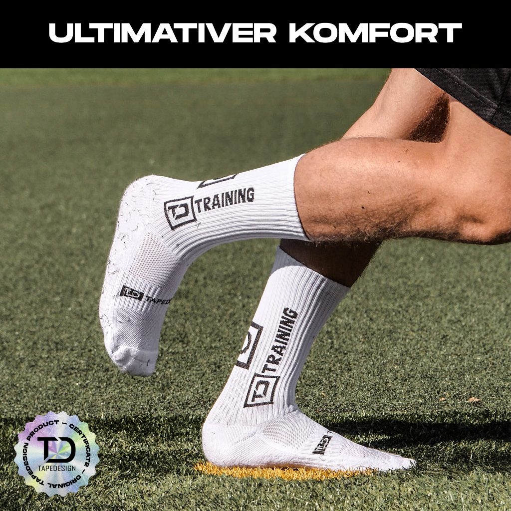TAPEDESIGN TRAINING SOCKS - 3 PACK ถุงเท้า TAPEDESIGN รุ่น Training กล่องละ 3 คู่ ออกใหม่ล่าสุด ของแท้ 100%