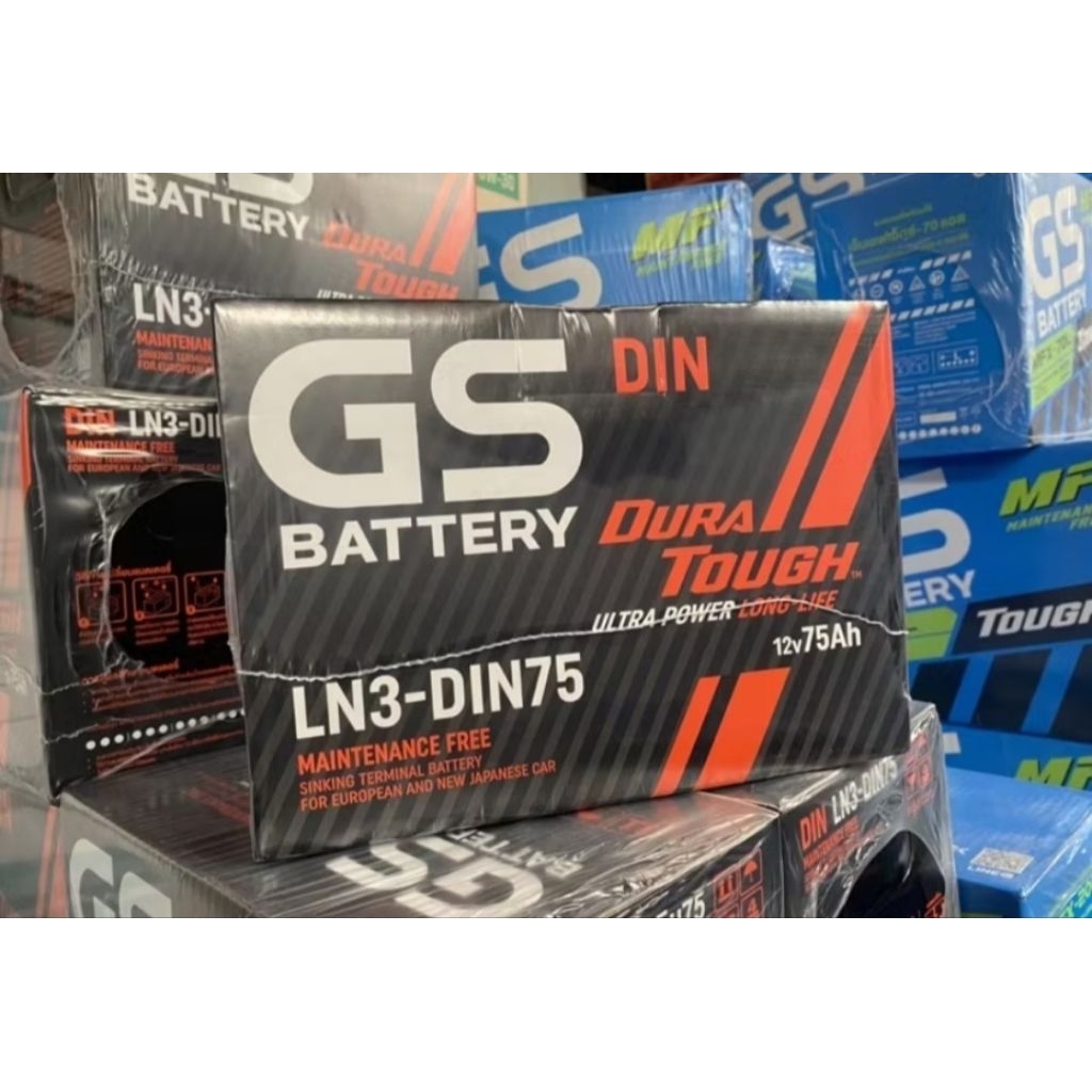 แบตเตอรี่ GS LN3-DIN75 ขั้วL