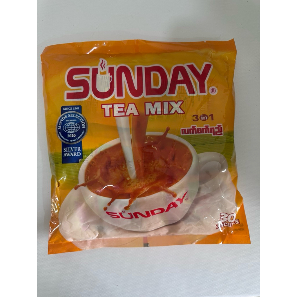 ☕️🌞SUNDAY TEAMIX ชาซันเดย์นำเข้าจากประเทศเมียนมาร์