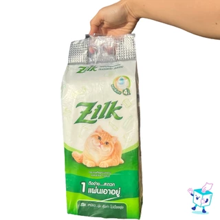 [ยกลัง] ZILK ซิลค์ กระดาษทิชชู่เช็ดหน้าแบบแขวน ลัง 12 ห่อ ห่อละ 320 ดึง หนา 4 ชั้น แถมตะขอแขวนทุกห่อ