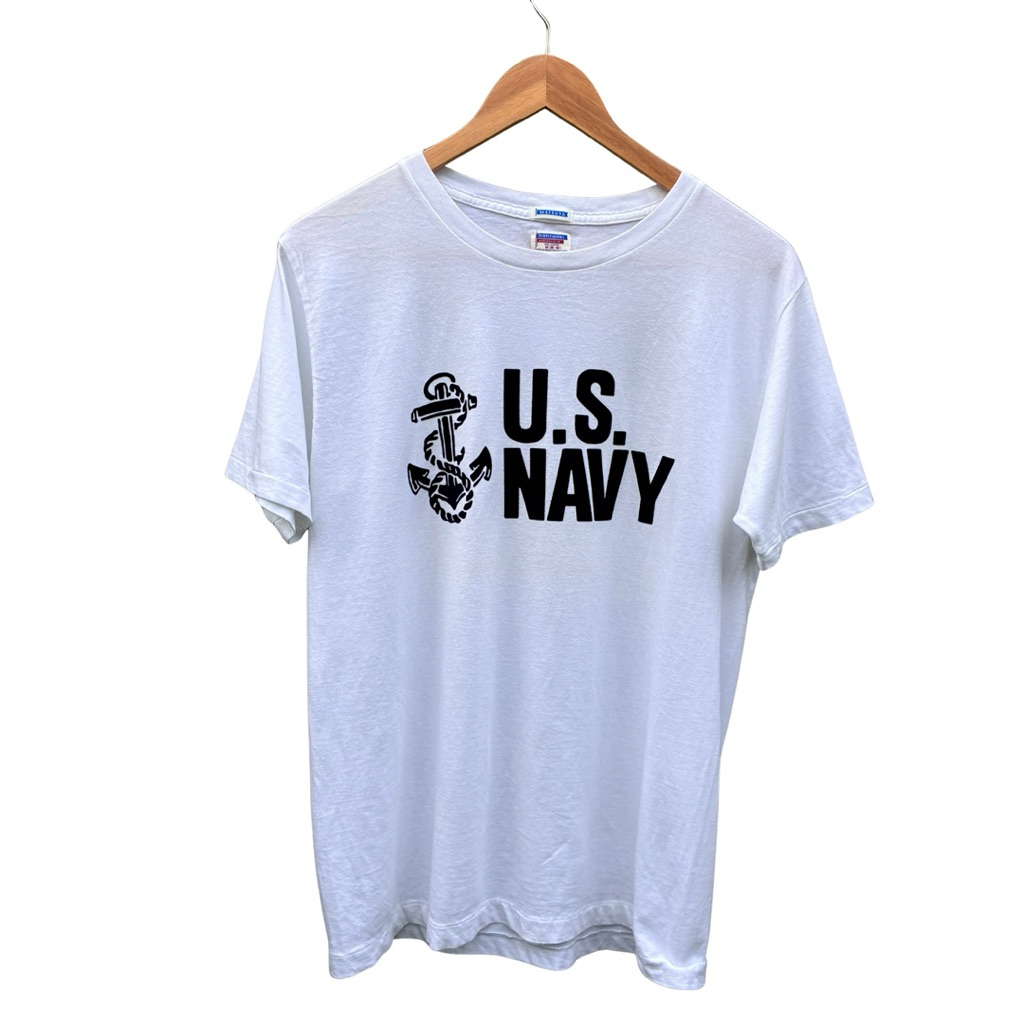เสื้อยืด Warehouse & co Double Work US Navy T Shirt Made n Japan