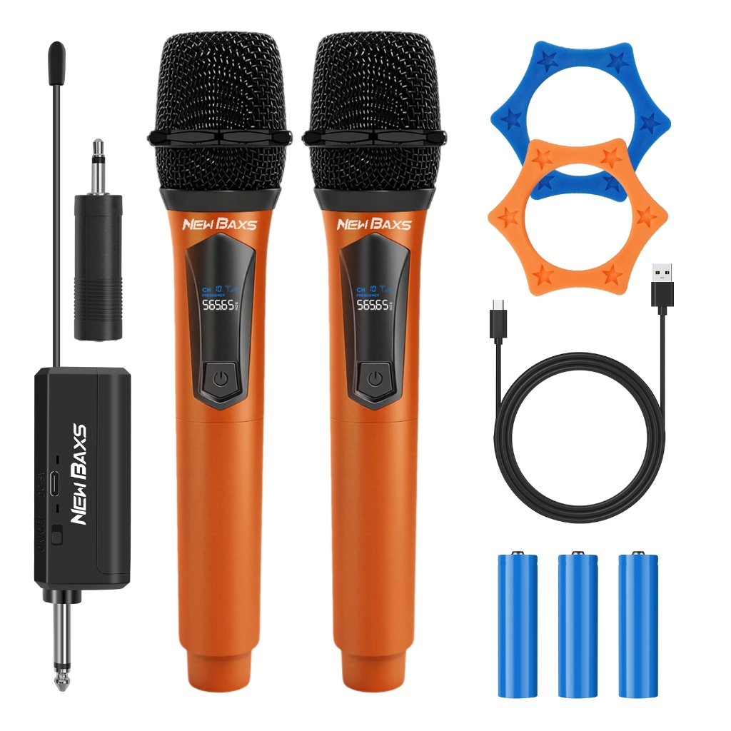 NEW BAXS RT801/RT802 ไมโครโฟนไร้สายชาร์จไมโครโฟนรับระยะทาง 50M รอบชาร์จ UHF Plug and Play FM KTV การแสดงและการรวมตัว ราคา ถูกที่สุด ดีลบีเคเค แกลเลอรีภาพที่ 9