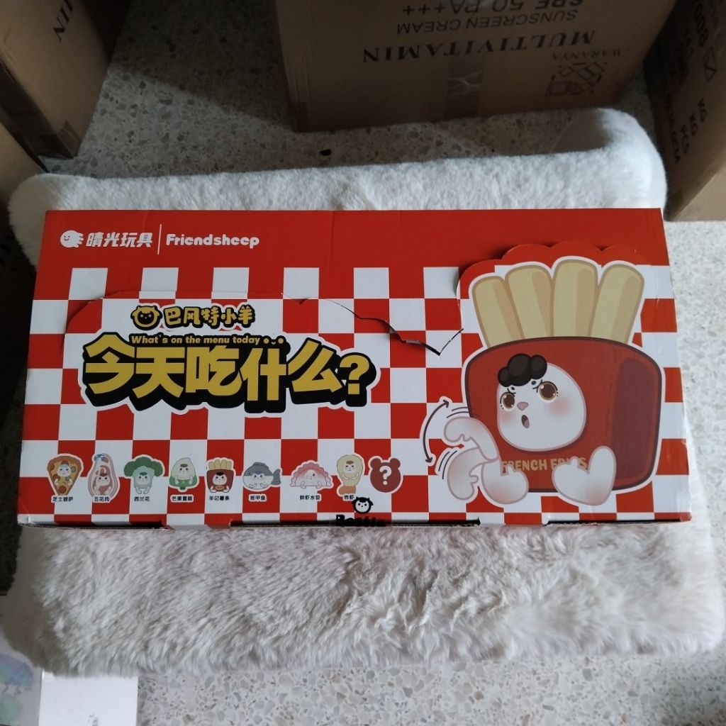 ยกกล่อง 8ตัว + Secret Friendsheep "What's on the menu today"