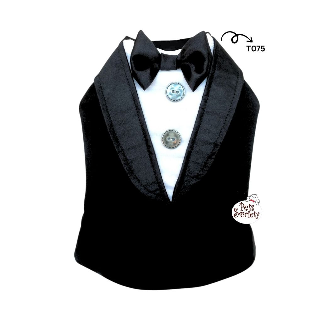 PetSociety เสื้อหมา - แมว เสื้อยืดแต่งทักซิโด้