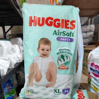 Huggies Air Soft กางเกงผ้าอ้อมฮักกี้ส์ แอร์ ซอฟท์ L-XXL (จำน…