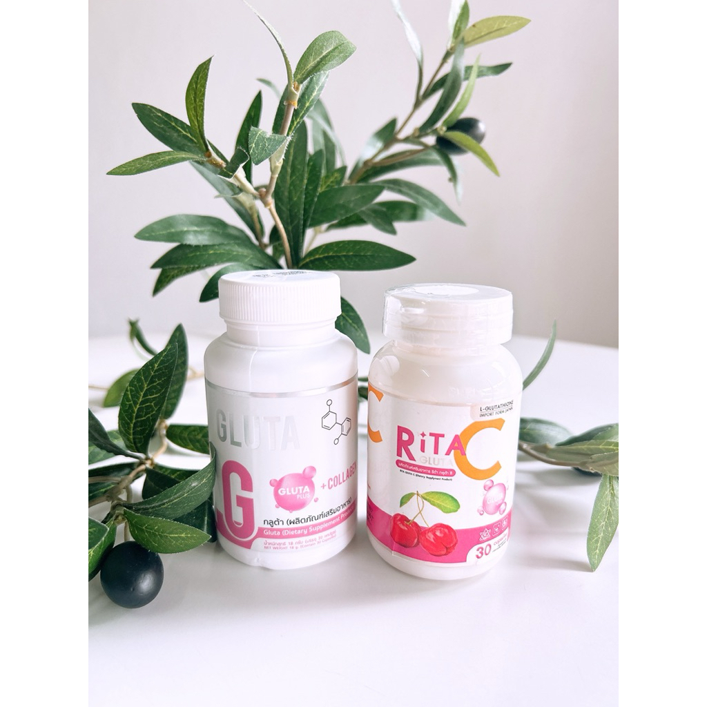 Gluta Plus Collagen30เม็ดและRiTAc30เม็ด