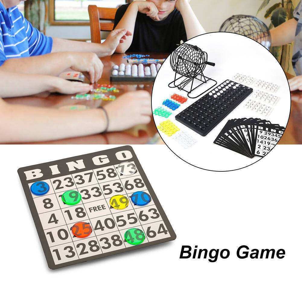 เกมปิงโก bingo ของเล่นสำหรับเพื่อนๆ หมุนสนุก ของเล่นปีใหม่ ของเล่นในวง บิงโก ชุดเครื่องหมุนเลขบิงโก แผ่นเกมส์ แบบ75เบอร์ ราคา ถูกที่สุด โปรบีเคเค