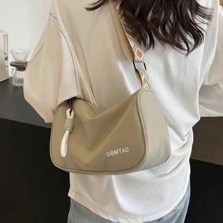 fashion.shop502 ลูกค้าใหม่ 1 บาท กระเป๋าสะพายข้าง คาดอก สไตล์วินเทจ คลาสสิด ความจุขนาดใหญ่ มีบริการส่งด่วน Z-010