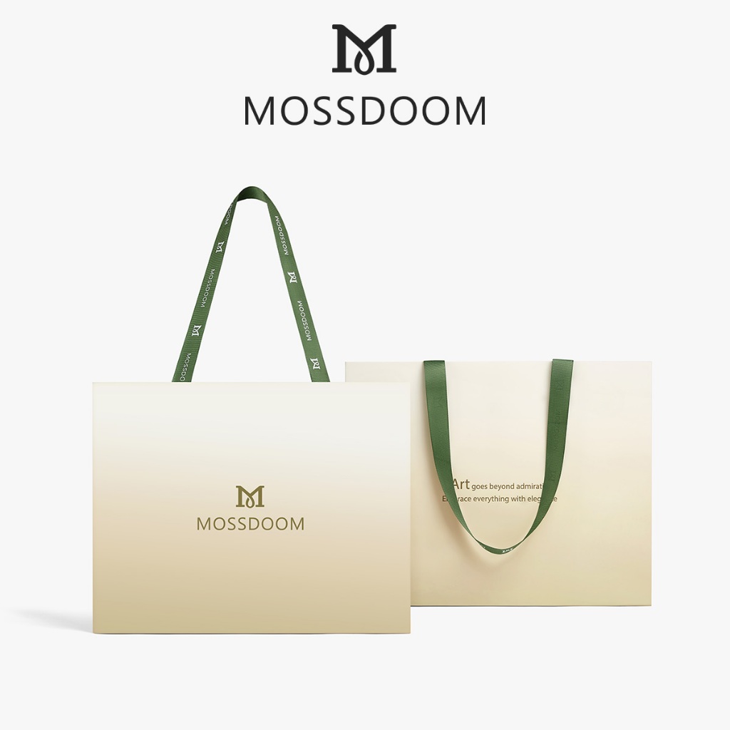MOSSDOOM ถุงกระดาษของขวัญสุดหรู ประณีต และทันสมัย