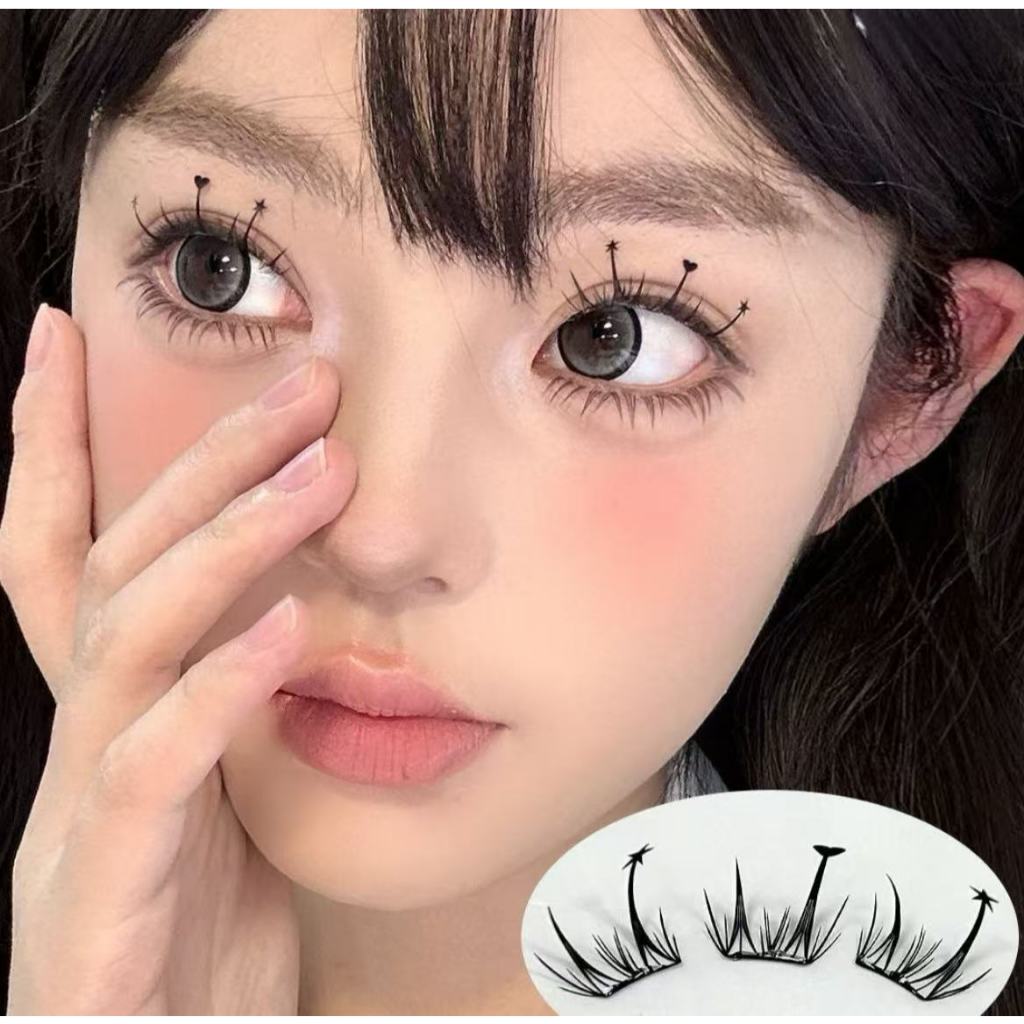 ขนตาปลอม 3D ต่อขนตาปลอม ขนตาปลอมแบบติดด้วยตนเอง ขนตาปลอมแบบช่อ พร้อมติด ไม่ต้องใช้กาว ดูเป็นธรรมชาติ ติดทน - รูปที่ 5
