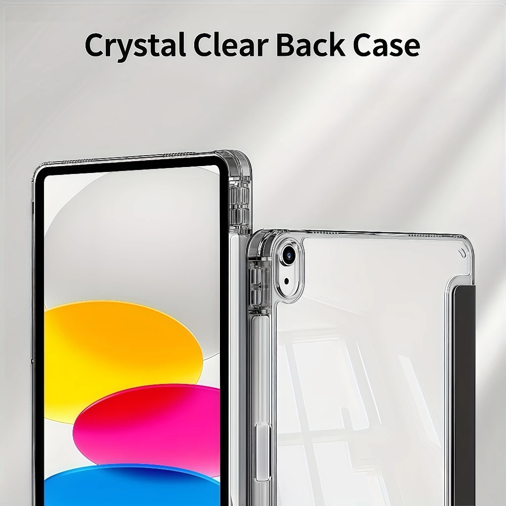 เคสไอแพด gen11 A16 2025 10.2  gen6/gen5 9.7 gen10 Air8 /Air5/6 10.9 pro11 2024 ฝาหลัง อะคริลิก ใส่ปากกาไดไอแพด thumbnail 6