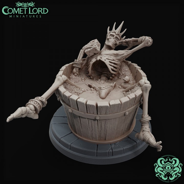 Stupid Sexy Skeleton : Miniature Resin โมเดลบอร์ดเกม ผลิตตามสั่ง DnD ของแปลก