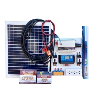 ชุดนอนนา ชุดโซล่าเซลล์ 3000Wmini 500W ชุดชาร์จพลังแสงอาทิตย์ 18V 20W ไฟโซล่าอเนกประสงค์ พร้อมส่ง