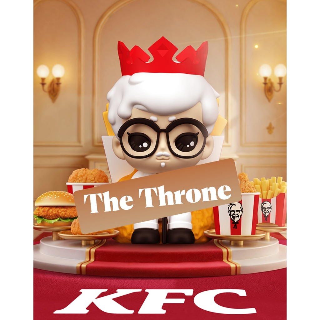 The Throne ตัว Secret กล่องสุ่ม  KFC Baby Sanders Collection 2025 กับ 🔥จาก KFC #กล่องจุ่มผู้พัน#KFCB