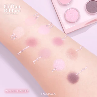 MEILINDA CHIFFON RIBBON EYE PALETTE เมลินดา ชิฟฟ่อน ริบบ้อน อายพาเลท MC3135