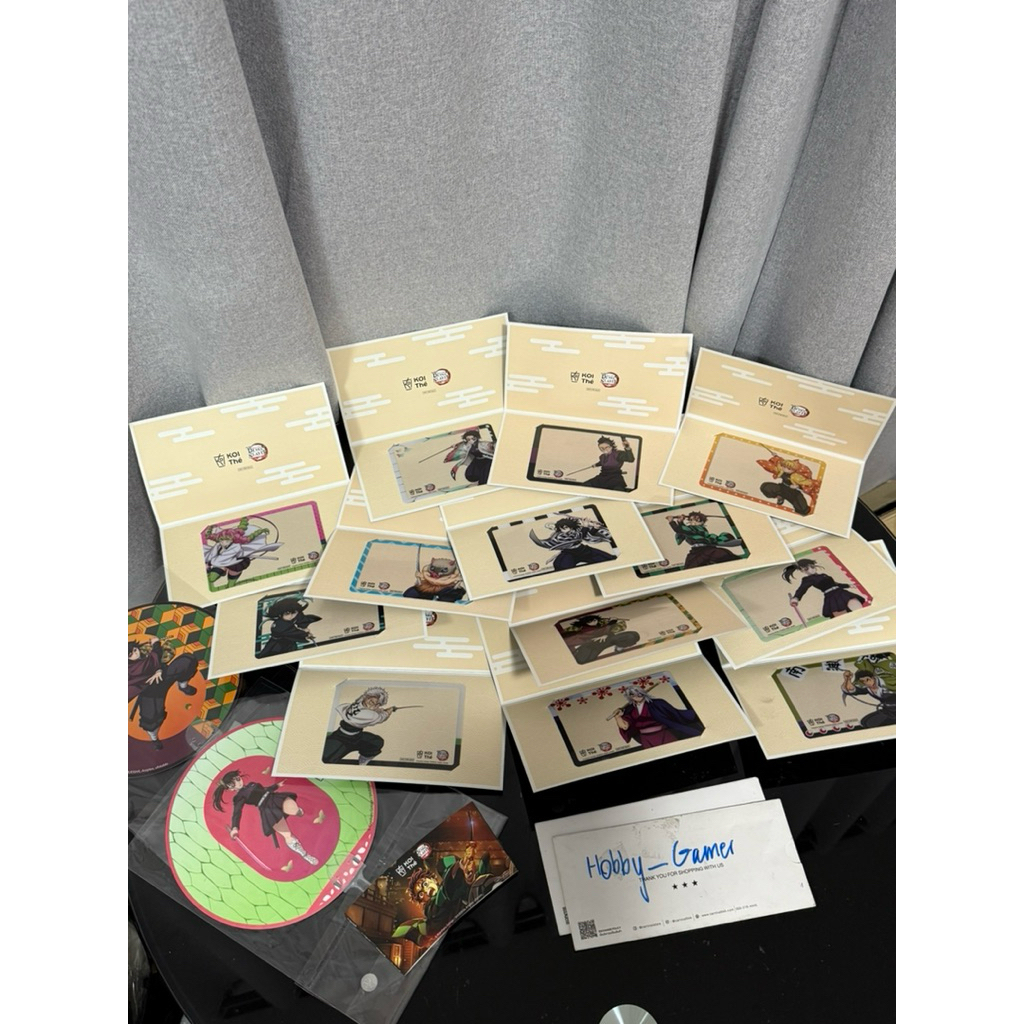 (มือ1 พร้อมส่งด่วน🇹🇭) เลือก การ์ดตัวละคร PVC KOI The โคอิเตะ x ดาบพิฆาตอสูร ปราสาทไร้ขอบเขต Demon Sl