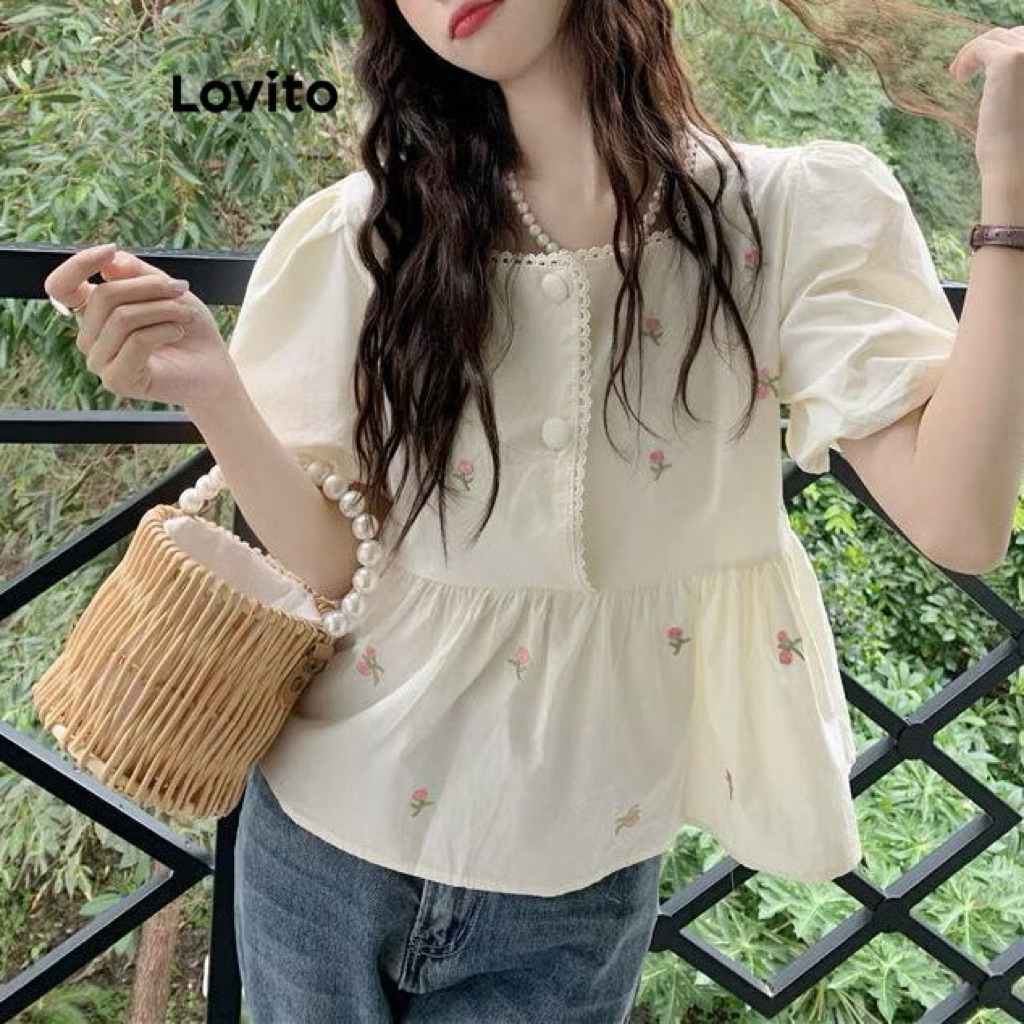 ส่งต่อเสื้อ Lovito แขนตุ๊กตา SizeM