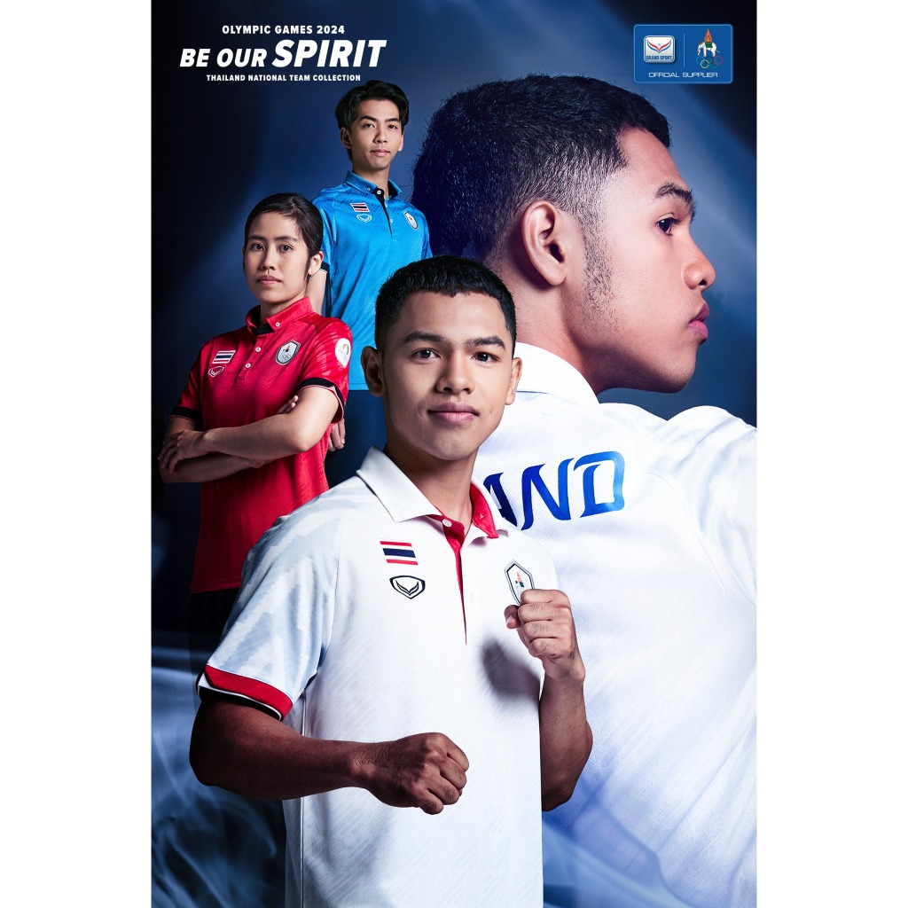 เสื้อโปโลแกรนด์สปอร์ต (โอลิมปิก2024) Sizeใหญ่  (ของแท้) 100%ใหม่.ป้ายห้อย