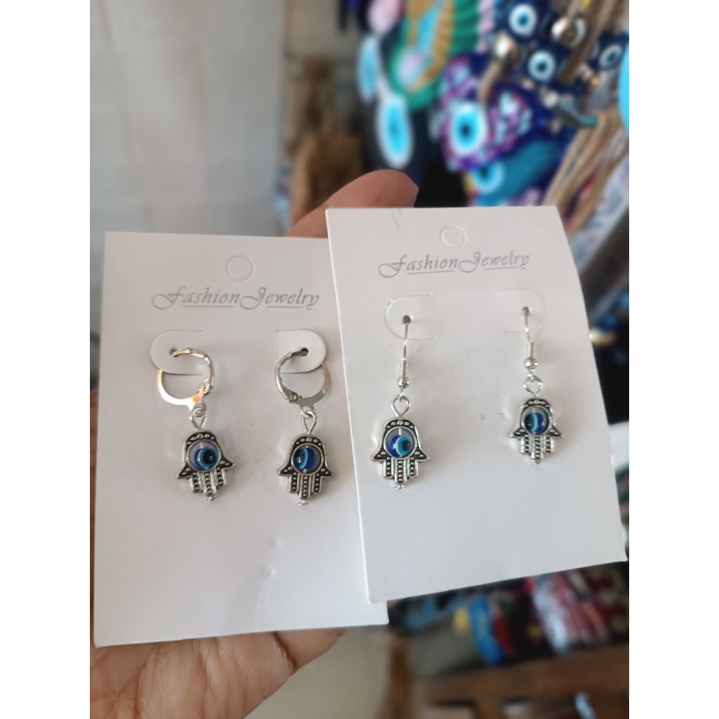 ต่างหูEvil Eye +Hamsa