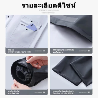 พร้อมส่ง🔥ชุดกันฝนอย่างดี ชุดกันฝนขี่มอเตอร์ไซค์ PVC หนานุ่ม กันน้ำ100% มีแถบสะท้อนแสง ปลอดภัย ทุกเพศ เสื้อกันฝน