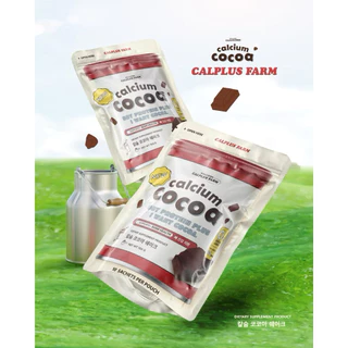 Calplus farm Calcium Cocoa Protien Plus โกโก้สูงแบบกระปุก ชงดื่ม แคลเซียมสูง