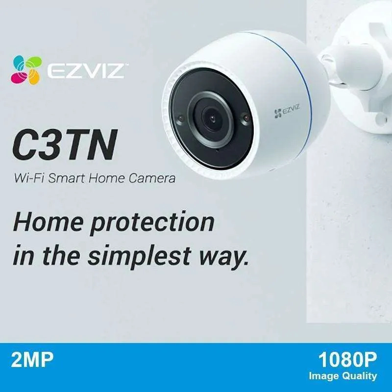 EZVIZ C3TN 2MP กล้องวงจรปิดไร้สาย EZVIZ IP Camera 2MP Wi-Fi