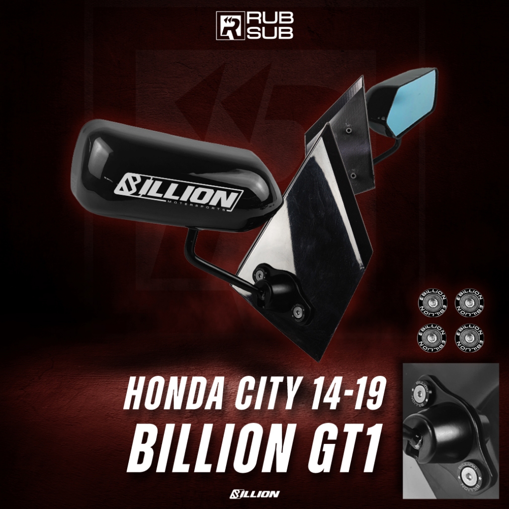กระจกมองข้าง Billion GT1 HONDA(CITY-14-19)