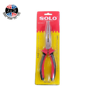 ของแท้ 100% SOLOโซโลNO.5528 คีมปากแหลม ด้ามแดง ขนาด 8 นิ้ว เครื่องมือช่าง
