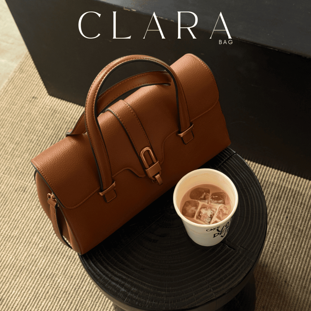 KLEAR.STUDIO - CLARA BAG ดีไซน์เรียบหรู ไซซ์กำลังดี ใส่ของได้เยอะ หนังวีแกน การตัดเย็บเนี๊ยบ หยิบออก