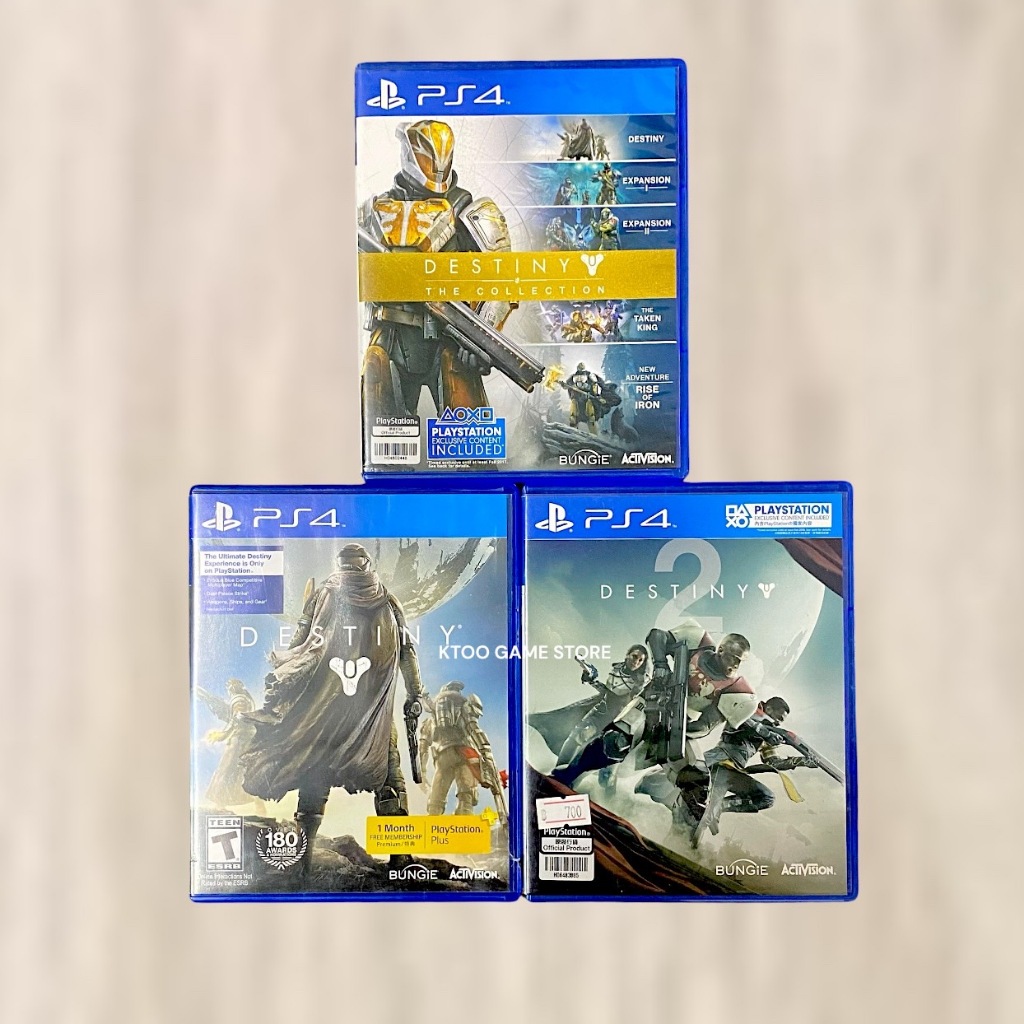 รวมแผ่นเกมส์ PS4 : Destiny ,Destiny 2 (แผ่นเกมส์ มือ2) สินค้าพร้อมจัดส่ง