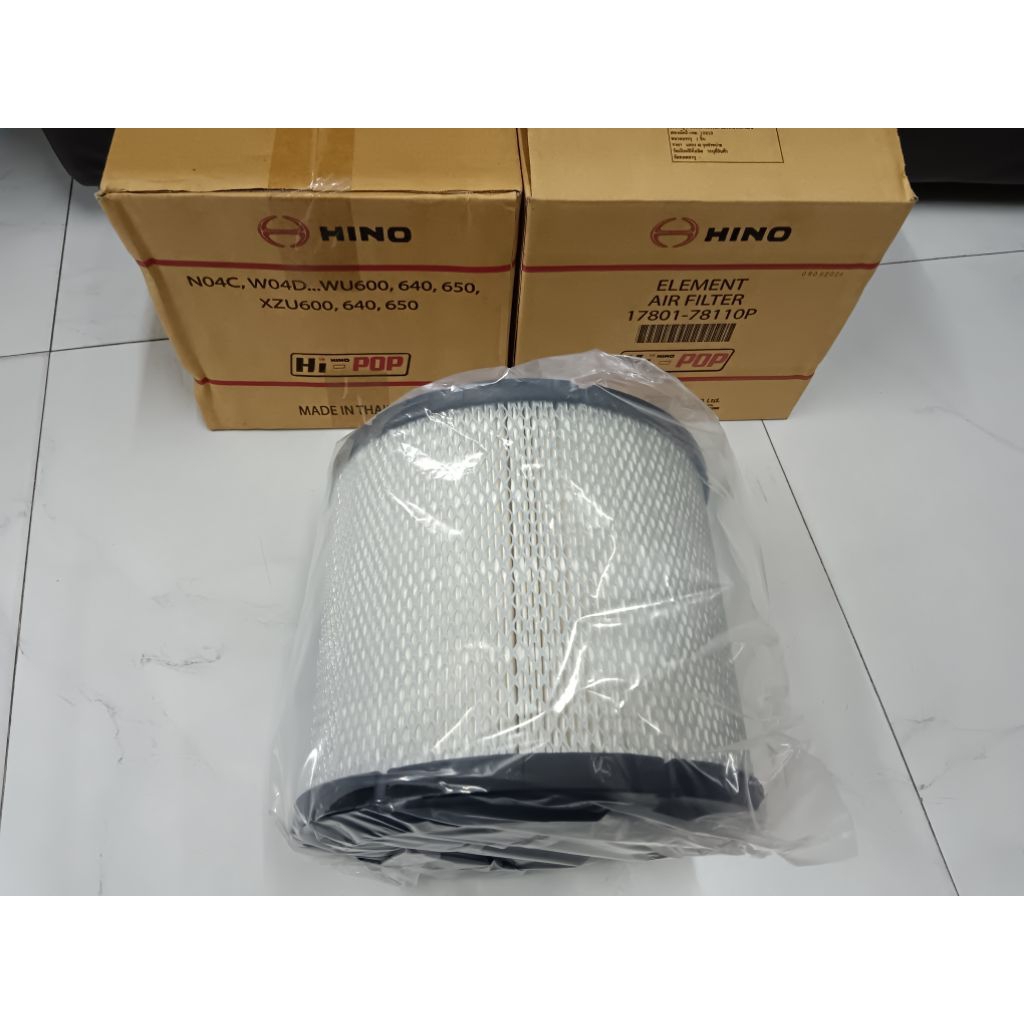 แท้ศูนย์  กรองอากาศ HINO Dutro N04D, W04D, WU600,640,650, XZU600, 640,650
