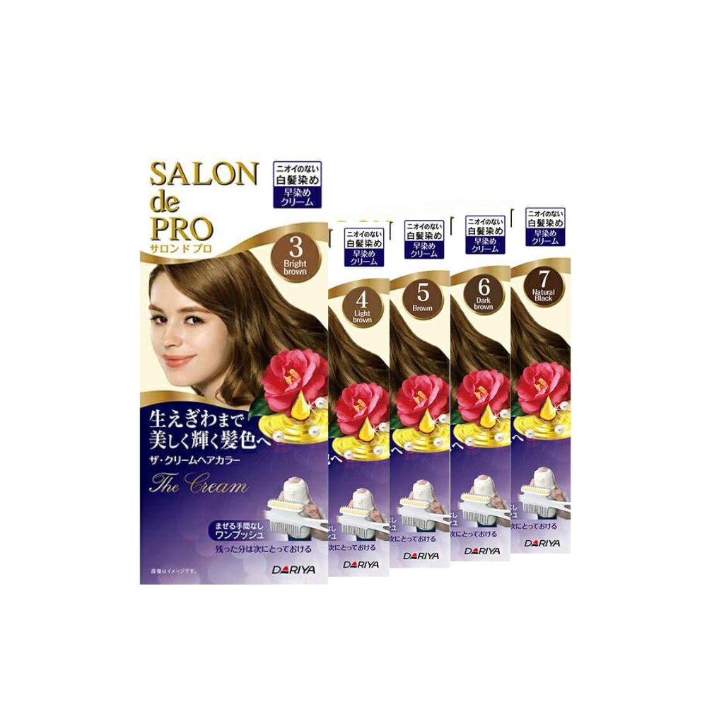 DARIYA SALON de PRO - ผลิตภัณฑ์ครีมปิดผมขาว (80g.) 1 กล่อง