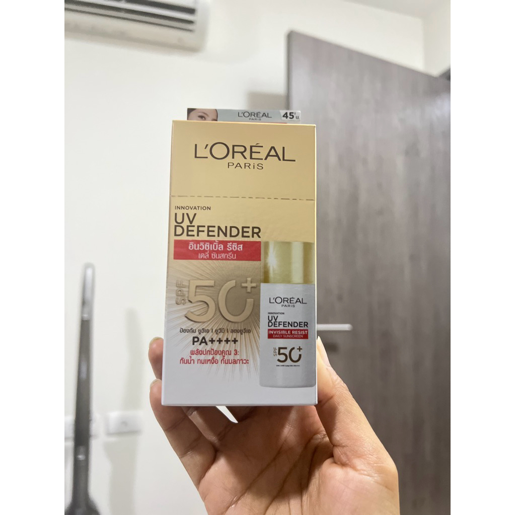 loreal uv defender invisible resist แบบซอง 5.5 ml x 6 ซอง
