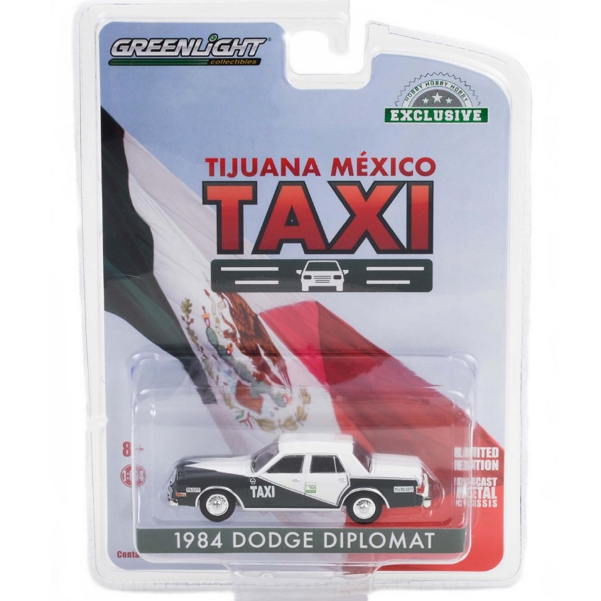 Greenlight | 1984 Dodge Diplomat - Tijuana, Mexico Taxi สเกล 1/64 30200