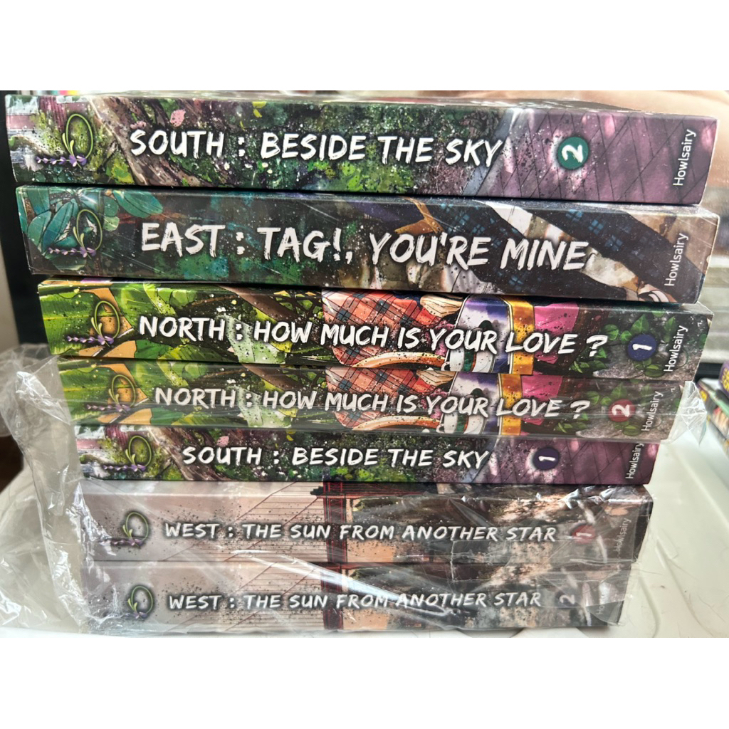 set นิยาย มือสอง North West East South Fourever you เพราะรักนำทาง